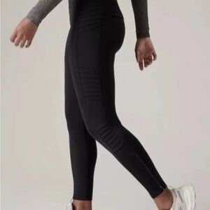 Athleta Delancey Moto Tights, size XS